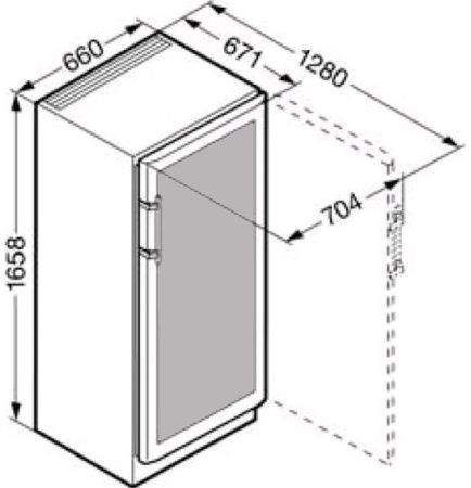 Винный шкаф Liebherr WT 4127 Vinothek купить за в Москве с доставкой по РФ