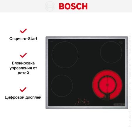 Варочная панель Bosch PKF645BB1R купить за 88&nbsp;500.40 ₽ в Москве с доставкой по РФ
