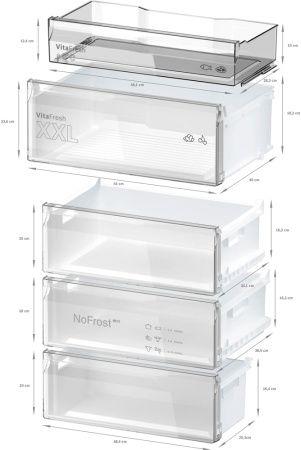 Двухкамерный холодильник Bosch KGN497WDF - купить онлайн, цена 181 430.37 ₽, стоимость доставки по МСК и РФ от 300 рублей, заказать сейчас! Двухкамерный холодильник Bosch KGN497WDF купить за 181 430.37 ₽ в Москве с доставкой по РФ