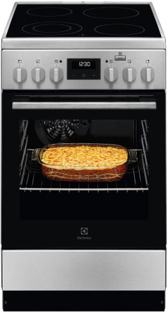 Электрическая плита Electrolux RKR560203X - купить онлайн, цена 44 230 ₽, стоимость доставки по МСК и РФ от 300 рублей, заказать сейчас! Электрическая плита Electrolux RKR560203X купить за 44 230 ₽ в Москве с доставкой по РФ