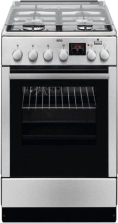 Комбинированная плита AEG CKR56400BX - купить онлайн, цена 34 850 ₽, стоимость доставки по МСК и РФ от 300 рублей, заказать сейчас! Комбинированная плита AEG CKR56400BX купить за 34 850 ₽ в Москве с доставкой по РФ