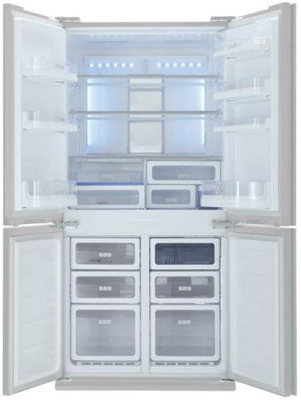 Многокамерный холодильник Sharp SJ-FS 97 VSL - купить онлайн, цена 295 990.10 ₽, стоимость доставки по МСК и РФ от 300 рублей, заказать сейчас! Многокамерный холодильник Sharp SJ-FS 97 VSL купить за 295 990.10 ₽ в Москве с доставкой по РФ