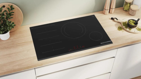 Индукционная варочная панель Bosch PXE831HC1E - купить онлайн, цена 109 500.49 ₽, стоимость доставки по МСК и РФ от 300 рублей, заказать сейчас! Индукционная варочная панель Bosch PXE831HC1E купить за 109 500.49 ₽ в Москве с доставкой по РФ