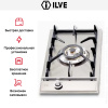 Газовая варочная панель-домино Ilve H30DV/ I - купить онлайн, цена 129 999 ₽, стоимость доставки по МСК и РФ от 300 рублей, заказать сейчас! Газовая варочная панель-домино Ilve H30DV/ I купить за 129 999 ₽ в Москве с доставкой по РФ