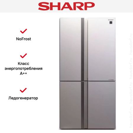 Холодильник Side by Side Sharp SJGX98PWH купить за 299&nbsp;990.41 ₽ в Москве с доставкой по РФ