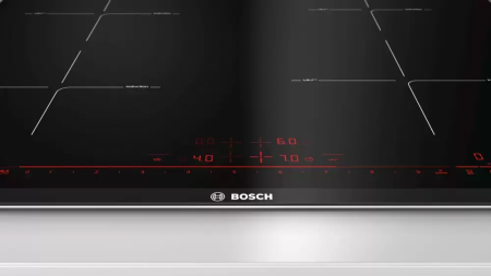 Индукционная варочная панель BOSCH PIE675DC1E - купить онлайн, цена 129 999 ₽, стоимость доставки по МСК и РФ от 300 рублей, заказать сейчас! Индукционная варочная панель BOSCH PIE675DC1E купить за 129 999 ₽ в Москве с доставкой по РФ
