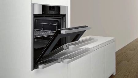 Духовой шкаф Neff B45FS22N0 - купить онлайн, цена 194 090 ₽, стоимость доставки по МСК и РФ от 300 рублей, заказать сейчас! Духовой шкаф Neff B45FS22N0 купить за 194 090 ₽ в Москве с доставкой по РФ