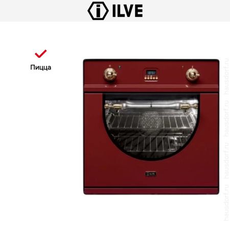 Духовой шкаф Ilve 600-AMP Red купить за 299&nbsp;999 ₽ в Москве с доставкой по РФ