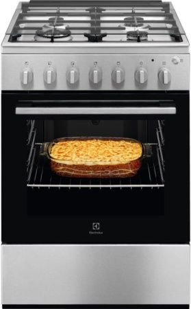 Газовая плита Electrolux RKG600005X - купить онлайн, цена 101 850 ₽, стоимость доставки по МСК и РФ от 300 рублей, заказать сейчас! Газовая плита Electrolux RKG600005X купить за 101 850 ₽ в Москве с доставкой по РФ