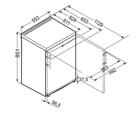 Морозильная камера Liebherr G 1223 купить за 38&nbsp;690.11 ₽ в Москве с доставкой по РФ