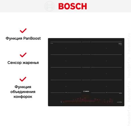 Индукционная варочная панель BOSCH PXY621DX6E купить за 250&nbsp;200.30 ₽ в Москве с доставкой по РФ