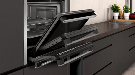 Духовой шкаф Neff B3CCE4AN0 - купить онлайн, цена 143 640 ₽, стоимость доставки по МСК и РФ от 300 рублей, заказать сейчас! Духовой шкаф Neff B3CCE4AN0 купить за 143 640 ₽ в Москве с доставкой по РФ