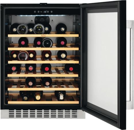 Встраиваемый винный шкаф AEG SWB66001DG - купить онлайн, цена 77 900 ₽, стоимость доставки по МСК и РФ от 300 рублей, заказать сейчас! Встраиваемый винный шкаф AEG SWB66001DG купить за 77 900 ₽ в Москве с доставкой по РФ