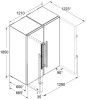 Холодильник Side-by-Side Liebherr SBSesf 7222 Comfort NoFrost - купить онлайн, цена 319 590.13 ₽, стоимость доставки по МСК и РФ от 300 рублей, заказать сейчас! Холодильник Side-by-Side Liebherr SBSesf 7222 Comfort NoFrost купить за 319 590.13 ₽ в Москве с доставкой по РФ