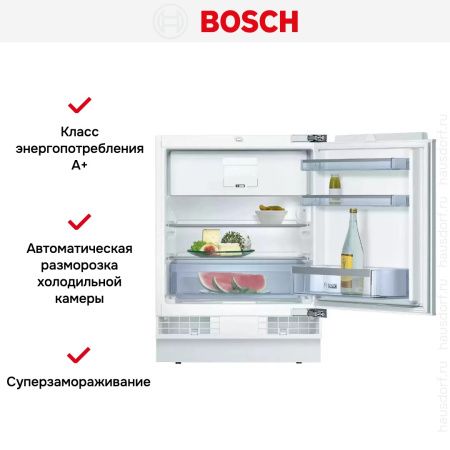 Встраиваемый холодильник Bosch KUL15AFF0R купить за 105&nbsp;200.24 ₽ в Москве с доставкой по РФ