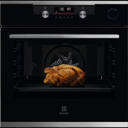 Духовой шкаф Electrolux KOCDH76X - купить онлайн, цена 104 950 ₽, стоимость доставки по МСК и РФ от 300 рублей, заказать сейчас! Духовой шкаф Electrolux KOCDH76X купить за 104 950 ₽ в Москве с доставкой по РФ
