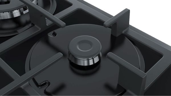 Газовая варочная панель Bosch PNP6B6B90 - купить онлайн, цена 41 650.80 ₽, стоимость доставки по МСК и РФ от 300 рублей, заказать сейчас! Газовая варочная панель Bosch PNP6B6B90 - купить за 41 650.80 ₽ в Москве с доставкой по РФ