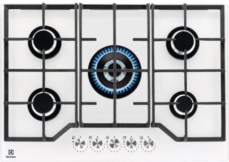 Варочная панель Electrolux KGG75362W - купить онлайн, цена 77 990 ₽, стоимость доставки по МСК и РФ от 300 рублей, заказать сейчас! Варочная панель Electrolux KGG75362W купить за 77 990 ₽ в Москве с доставкой по РФ