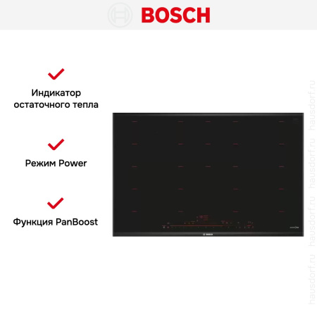 Индукционная варочная панель BOSCH PXY898DX6E купить за 318&nbsp;750.11 ₽ в Москве с доставкой по РФ