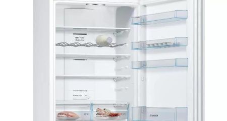 Холодильник с нижней морозильной камерой BOSCH KGN49XW20R - купить онлайн, цена 202 500.38 ₽, стоимость доставки по МСК и РФ от 300 рублей, заказать сейчас! Холодильник с нижней морозильной камерой BOSCH KGN49XW20R купить за 202 500.38 ₽ в Москве с доставкой по РФ