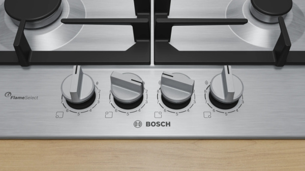 Газовая варочная панель Bosch PCH6A5I90 - купить за 52&nbsp;000 ₽ в Москве с доставкой по РФ