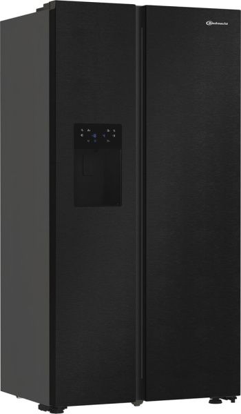 Холодильник Bauknecht SBS IW E90 Black - купить за 60&nbsp;000 ₽ в Москве с доставкой по РФ