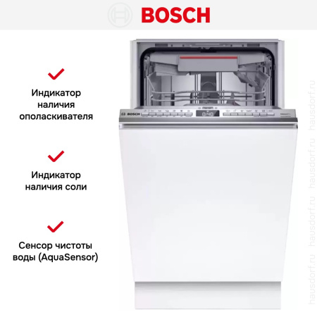 Встраиваемая посудомоечная машина Bosch SPV4HMX65Q купить за 62&nbsp;790.60 ₽ в Москве с доставкой по РФ