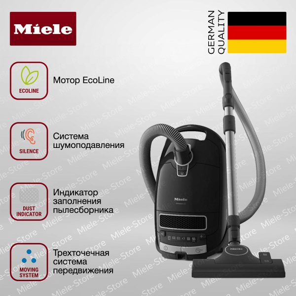 Пылесос Miele SGSP 3 Complete C 3 Black Diamond - купить за 39&nbsp;000 ₽ в Москве с доставкой по РФ