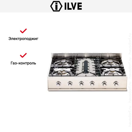 Варочная панель Ilve HP90PD купить за 129&nbsp;999 ₽ в Москве с доставкой по РФ