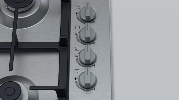 Газовая варочная панель Bosch PBP6C5B93R - купить за 123&nbsp;750.37 ₽ в Москве с доставкой по РФ