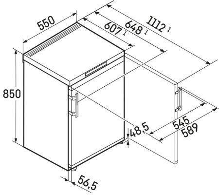 Морозильник Liebherr Fe 1404 купить за 44&nbsp;000.33 ₽ в Москве с доставкой по РФ