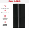 Многокамерный холодильник Sharp SJFP97VBE - купить онлайн, цена 209 990.39 ₽, стоимость доставки по МСК и РФ от 300 рублей, заказать сейчас! Многокамерный холодильник Sharp SJFP97VBE купить за 209 990.39 ₽ в Москве с доставкой по РФ