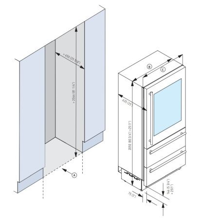 Винный шкаф Fhiaba KS8990HWT6 купить за 499&nbsp;999 ₽ в Москве с доставкой по РФ