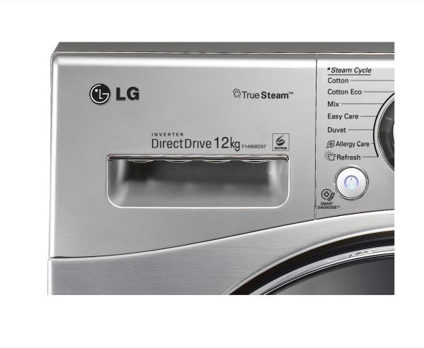 Стиральная машина LG F1495BDS7 - купить онлайн, цена 47 000 ₽, стоимость доставки по МСК и РФ от 300 рублей, заказать сейчас! Стиральная машина LG F1495BDS7 - купить за 47 000 ₽ в Москве с доставкой по РФ