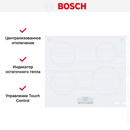 Индукционная варочная панель Bosch PUE612BB1J купить за 68&nbsp;740.42 ₽ в Москве с доставкой по РФ