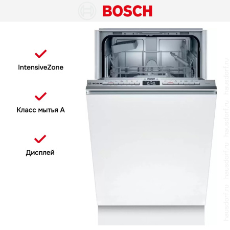 Встраиваемая посудомоечная машина Bosch SPV4EKX60E купить за 105&nbsp;375.11 ₽ в Москве с доставкой по РФ