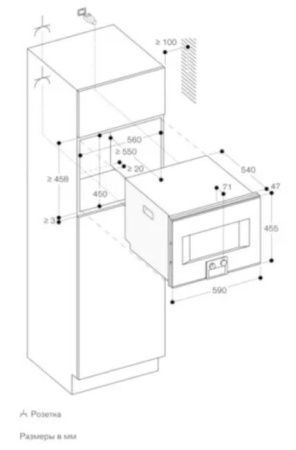 Комбинированный духовой шкаф-пароконвектомат Gaggenau BS450111 купить за 299&nbsp;999 ₽ в Москве с доставкой по РФ