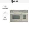 Духовой шкаф Ilve D 900-WMP IX купить за 299&nbsp;999 ₽ в Москве с доставкой по РФ