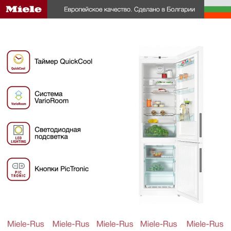 Холодильник Miele KFN 29162 D WS - купить онлайн, цена 188 500 ₽, стоимость доставки по МСК и РФ от 300 рублей, заказать сейчас! Холодильник Miele KFN 29162 D WS купить за 188 500 ₽ в Москве с доставкой по РФ