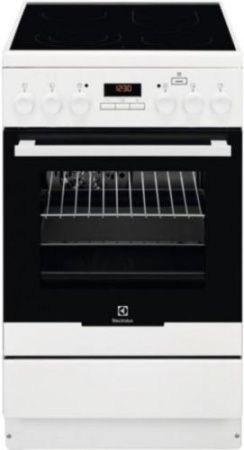 Электрическая плита Electrolux EKC954908W - купить онлайн, цена 62 700 ₽, стоимость доставки по МСК и РФ от 300 рублей, заказать сейчас! Электрическая плита Electrolux EKC954908W купить за 62 700 ₽ в Москве с доставкой по РФ