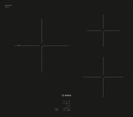 Индукционная варочная панель Bosch PUC61KAA5E - купить онлайн, цена 41 600.39 ₽, стоимость доставки по МСК и РФ от 300 рублей, заказать сейчас! Индукционная варочная панель Bosch PUC61KAA5E купить за 41 600.39 ₽ в Москве с доставкой по РФ