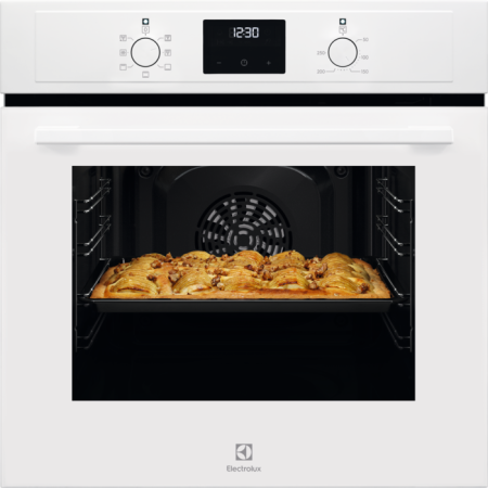 Духовой шкаф Electrolux OEH3H50TBW - купить онлайн, цена 45 990 ₽, стоимость доставки по МСК и РФ от 300 рублей, заказать сейчас! Духовой шкаф Electrolux OEH3H50TBW купить за 45 990 ₽ в Москве с доставкой по РФ