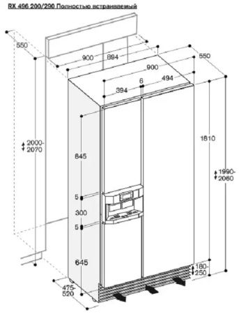 Холодильник Gaggenau RX 496-210 купить за 499&nbsp;999 ₽ в Москве с доставкой по РФ