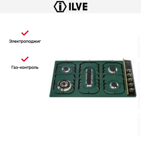 Варочная панель Ilve H39PCNV GR купить за 129&nbsp;999 ₽ в Москве с доставкой по РФ