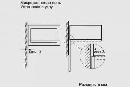 Встраиваемая микроволновая печь BOSCH BFL554MB0 купить за 50&nbsp;760.40 ₽ в Москве с доставкой по РФ
