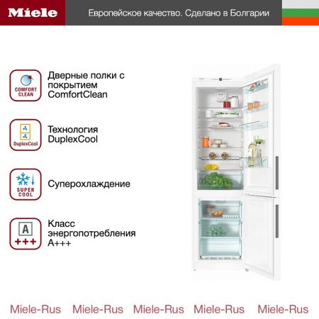 Холодильник Miele KFN 29162 D WS - купить онлайн, цена 188 500 ₽, стоимость доставки по МСК и РФ от 300 рублей, заказать сейчас! Холодильник Miele KFN 29162 D WS купить за 188 500 ₽ в Москве с доставкой по РФ