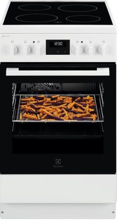 Электрическая плита Electrolux RKR540201W - купить онлайн, цена 65 990 ₽, стоимость доставки по МСК и РФ от 300 рублей, заказать сейчас! Электрическая плита Electrolux RKR540201W купить за 65 990 ₽ в Москве с доставкой по РФ