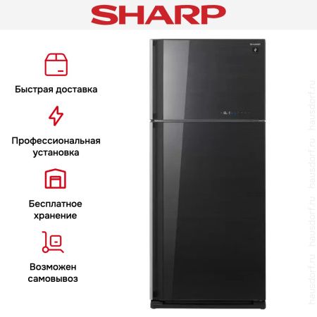 Холодильник Sharp SJ-GV58ABK - купить онлайн, цена 89 990.13 ₽, стоимость доставки по МСК и РФ от 300 рублей, заказать сейчас! Холодильник Sharp SJ-GV58ABK купить за 89 990.13 ₽ в Москве с доставкой по РФ