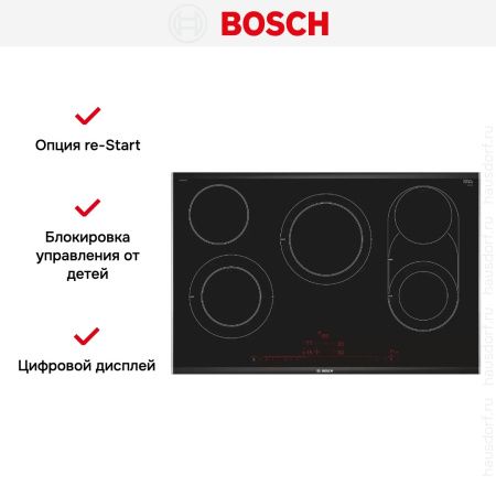 Электрическая варочная панель Bosch PKM875DP1D купить за 122&nbsp;500.18 ₽ в Москве с доставкой по РФ