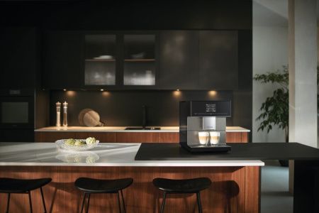 Кофемашина Miele CM 7550 OBSW CoffeePassion - купить онлайн, цена 376 800 ₽, стоимость доставки по МСК и РФ от 300 рублей, заказать сейчас! Кофемашина Miele CM 7550 OBSW CoffeePassion купить за 376 800 ₽ в Москве с доставкой по РФ